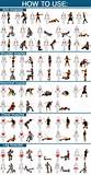 Fitness Exercises Resistance Bands Photos